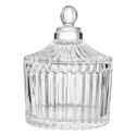 Clayre & Eef Storage Jar Ø 7x9 cm Transparent Glass