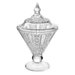 Clayre & Eef Glass Jar Ø 12x19 cm Transparent Glass