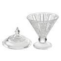 Clayre & Eef Pot en verre Ø 12x19 cm Transparent Verre