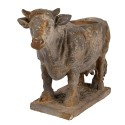Clayre & Eef Fioriera Mucca 36x15x28 cm Grigio Materiale ceramico