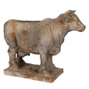 Clayre & Eef Fioriera Mucca 36x15x28 cm Grigio Materiale ceramico