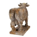 Clayre & Eef Fioriera Mucca 36x15x28 cm Grigio Materiale ceramico