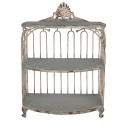 Clayre & Eef Wall Cabinet 38x23x55 cm Green Metal