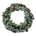 Clayre & Eef Christmas wreath Ø 75 cm Green Plastic