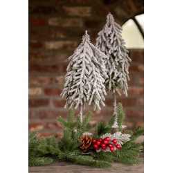 Clayre & Eef Kerstdecoratie Kerstboom 17x14x44 cm Groen Kunststof