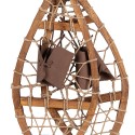 Clayre & Eef Decoration Snowshoes 55x22x5 cm Brown Wood
