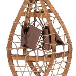 Clayre & Eef Decorazione Ciaspole 55x22x5 cm Marrone Legno