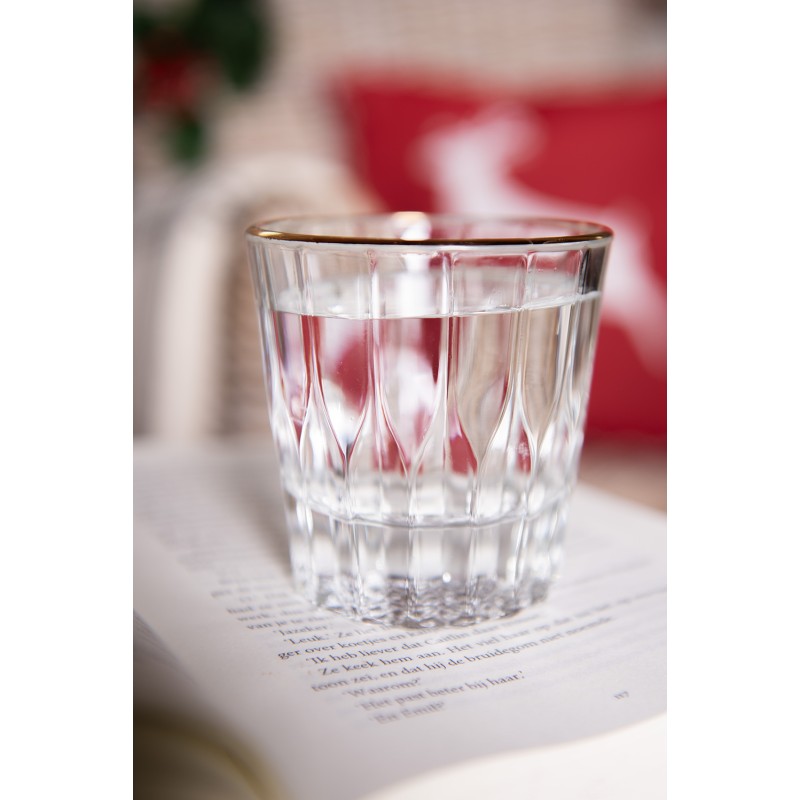 Clayre & Eef Verre d'eau 200 ml Transparent Verre