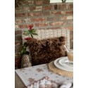 Clayre & Eef Federa per cuscino 45x45 cm Marrone Sintetico Quadrato