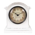 Clayre & Eef Orologio da pavimento 13x7x14 cm Bianco Legno