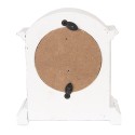 Clayre & Eef Orologio da pavimento 13x7x14 cm Bianco Legno