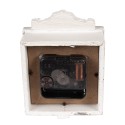 Clayre & Eef Orologio da pavimento 10x6x14 cm Grigio Legno