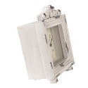 Clayre & Eef Orologio da pavimento 10x6x14 cm Grigio Legno