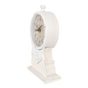 Clayre & Eef Orologio da pavimento 14x6x23 cm Bianco Legno