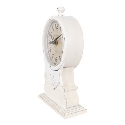 Clayre & Eef Floor Clock 14x6x23 cm White Wood