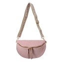 Clayre & Eef Borsa a mano 25x16x7 cm Rosa Sintetico