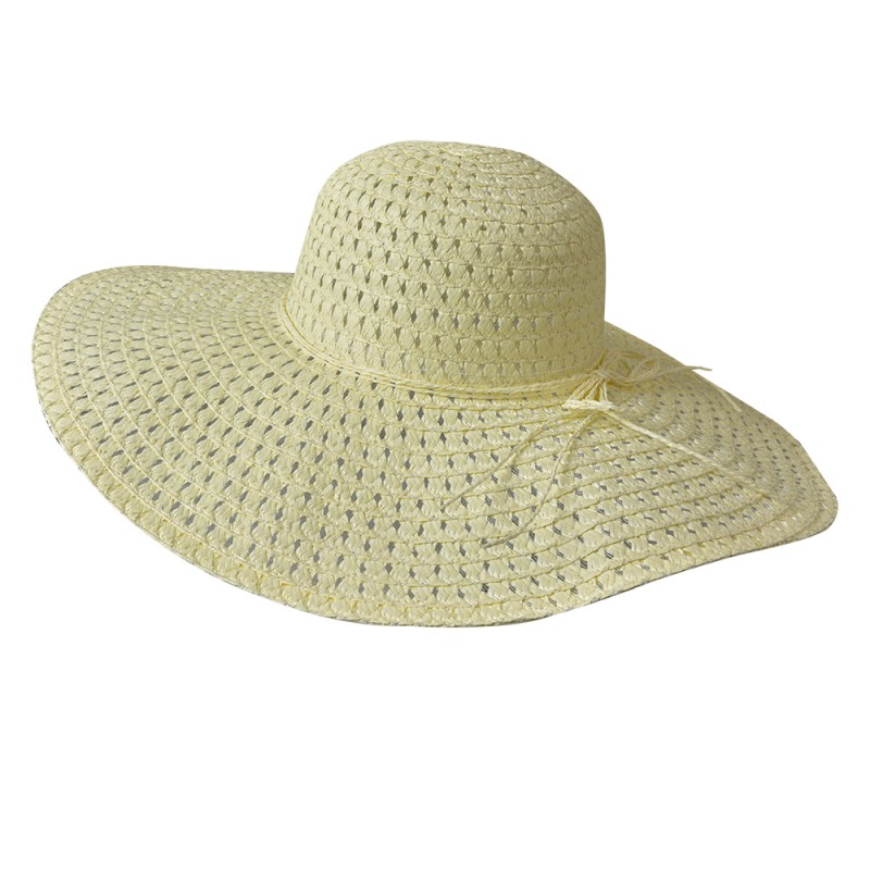 Clayre & Eef Chapeau Beige Paille en papier