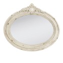 Clayre & Eef Spiegel 61x5x53 cm Weiß Glas