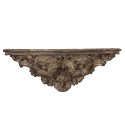 Clayre & Eef Wall shelf 73x21x29 cm Brown Grey Ceramic material