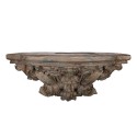 Clayre & Eef Wandregal 60x23x30 cm Braun Keramikmaterial