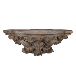 Clayre & Eef Wandplank 60x23x30 cm Bruin Keramisch materiaal