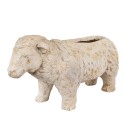 Clayre & Eef Fioriera Pecora 48x19x26 cm Beige Materiale ceramico