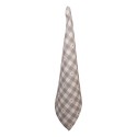 Clayre & Eef Torchon 50x70 cm Beige Gris Coton Coeurs