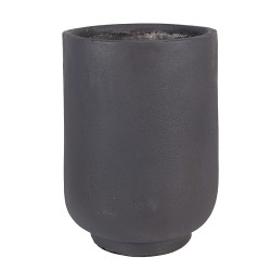 Clayre & Eef Blumentopf Ø 23x31 cm Grau Keramikmaterial Hirsch