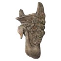Clayre & Eef Pot de fleurs 30x15x43 cm Marron Matériau céramique Cygne