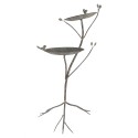 Clayre & Eef Vogelvoederbak 38x43x78 cm Groen Bruin Metaal