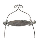 Clayre & Eef Étagère 2 étages 34x32x50 cm Vert Marron Métal
