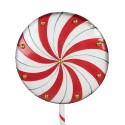 Clayre & Eef Weihnachtsdekoration Lutscher 40x30x120 cm Rot Weiß Metall