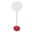 Clayre & Eef Weihnachtsdekoration Lutscher 40x30x120 cm Rot Weiß Metall
