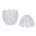 Clayre & Eef Pot en verre Œuf Ø 8x12 cm Transparent Verre