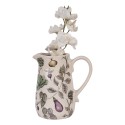 Clayre & Eef Decoratie Kan 16x12x18 cm Beige Keramiek Groenten