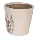 Clayre & Eef Fioriera Ø 15x14 cm Beige Ceramica Cervo