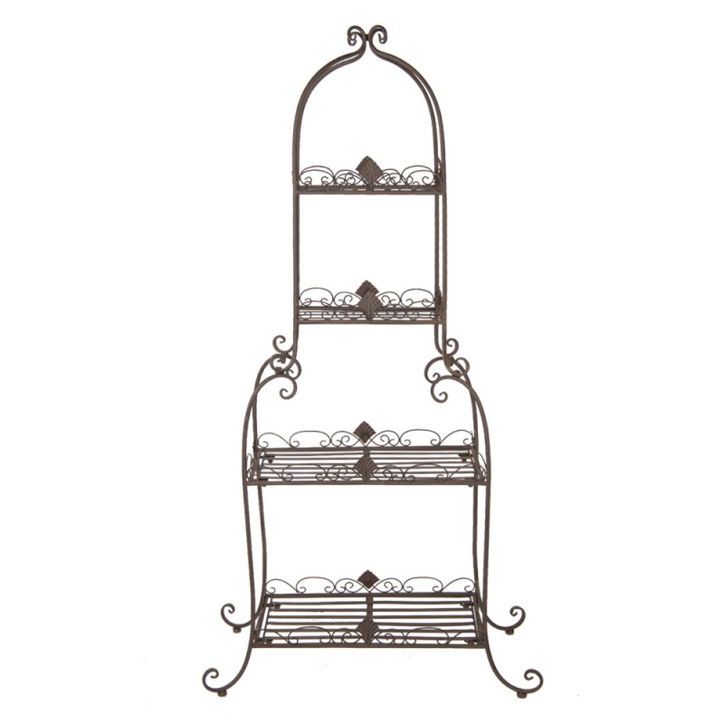Clayre & Eef Pflanzenhalter 74x39x160 cm Braun Metall
