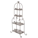 Clayre & Eef Pflanzenhalter 74x39x160 cm Braun Metall
