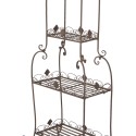 Clayre & Eef Pflanzenhalter 74x39x160 cm Braun Metall