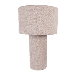 Gabriël Tischlampe Ø 36x57 cm Rosa Textil auf Kunststoff