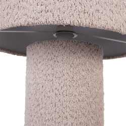 Gabriël Tischlampe Ø 36x57 cm Rosa Textil auf Kunststoff
