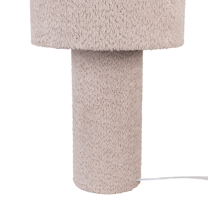 Gabriël Tischlampe Ø 36x57 cm Rosa Textil auf Kunststoff