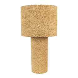 Gabriël Lampe de table Ø 23x44 cm Jaune Textile sur plastique