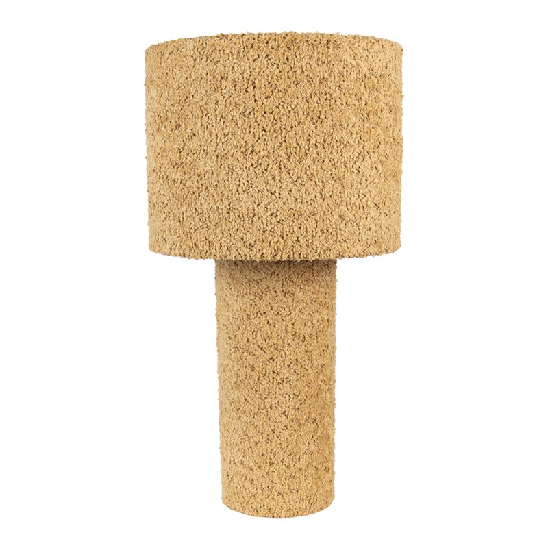 Gabriël Lampe de table Ø 23x44 cm Jaune Textile sur plastique
