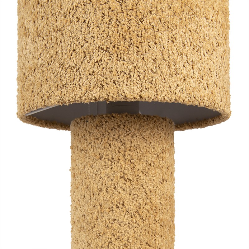 Gabriël Lampe de table Ø 23x44 cm Jaune Textile sur plastique