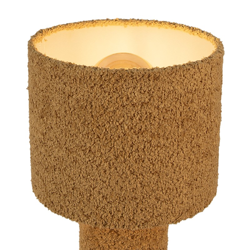Gabriël Lampe de table Ø 23x44 cm Jaune Textile sur plastique