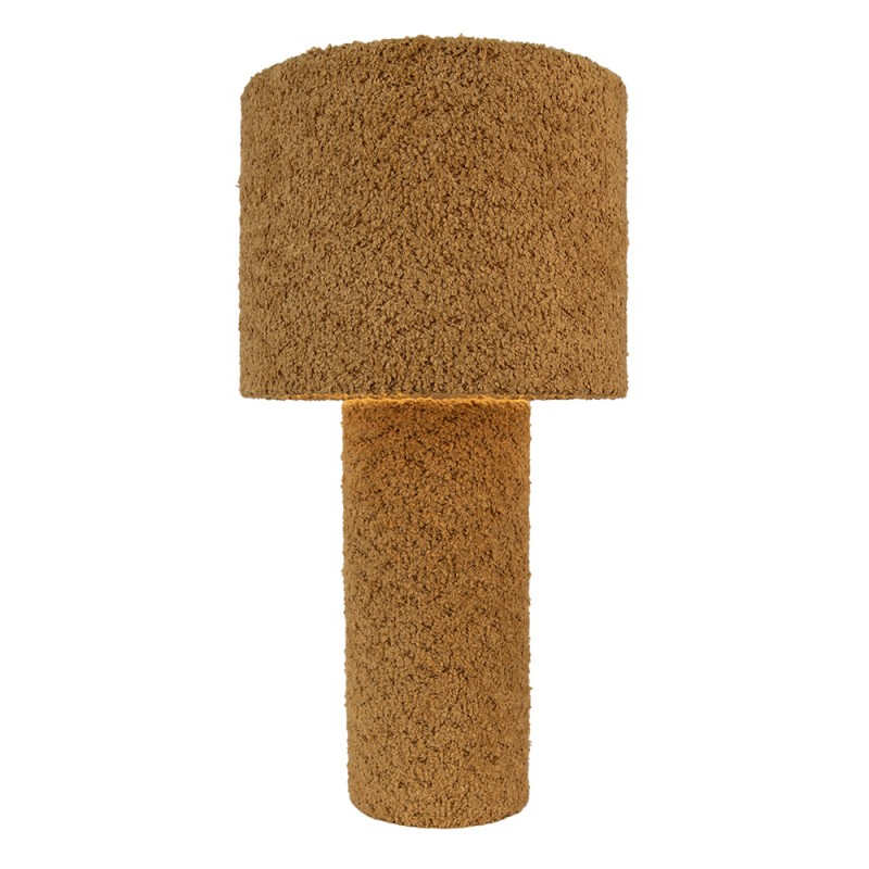 Gabriël Lampe de table Ø 23x44 cm Jaune Textile sur plastique
