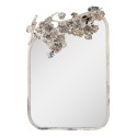 Clayre & Eef Mirror 58x12x89 cm White Metal Glass