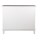Clayre & Eef Credenza 126x40x112 cm Bianco Marrone Legno
