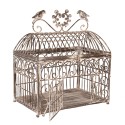 Clayre & Eef Decorazione gabbia set di 2 43x29x56 / 35x25x41 cm Marrone Metallo